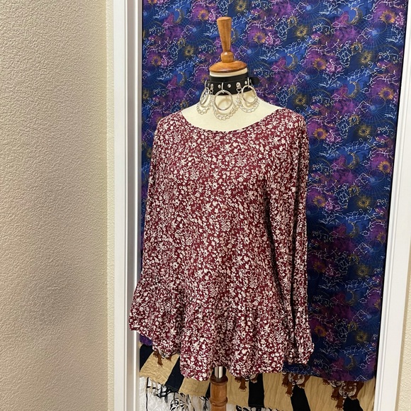 🌈 Lovely picnic floral ruffle top - Picture 4 of 12